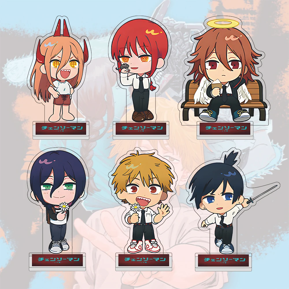 Desk Accessories - Chainsaw Man Chibi Acrylic Display 10cm