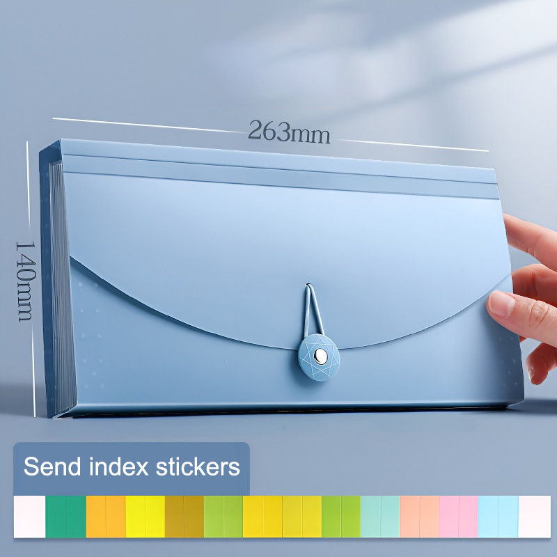 ~13 Pockets Expanding File Fol - Expandable Accordion File Folder 13 Pockets 评论和价格